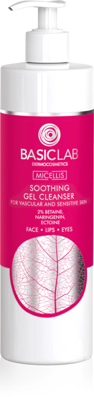 BasicLab Dermocosmetics Micellis upokojujúci čistiaci gél pre citlivú a podráždenú pleť