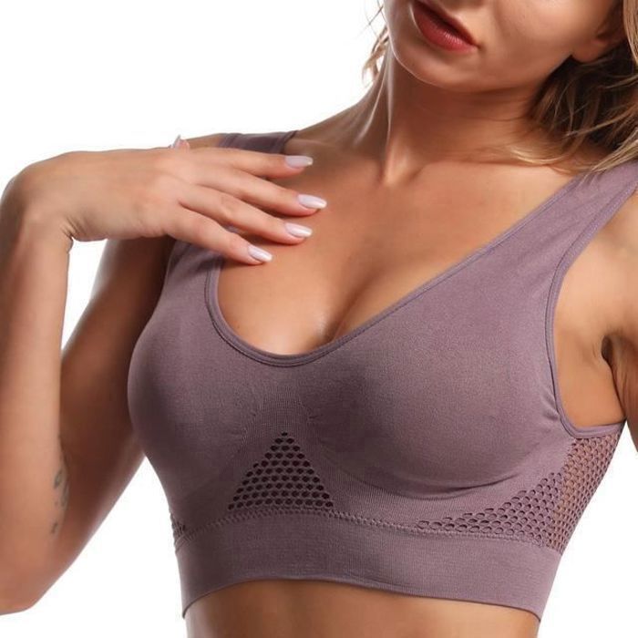 Paquete de 6 sujetadores cómodos sin costuras para mujer, tallas grandes S-6XL