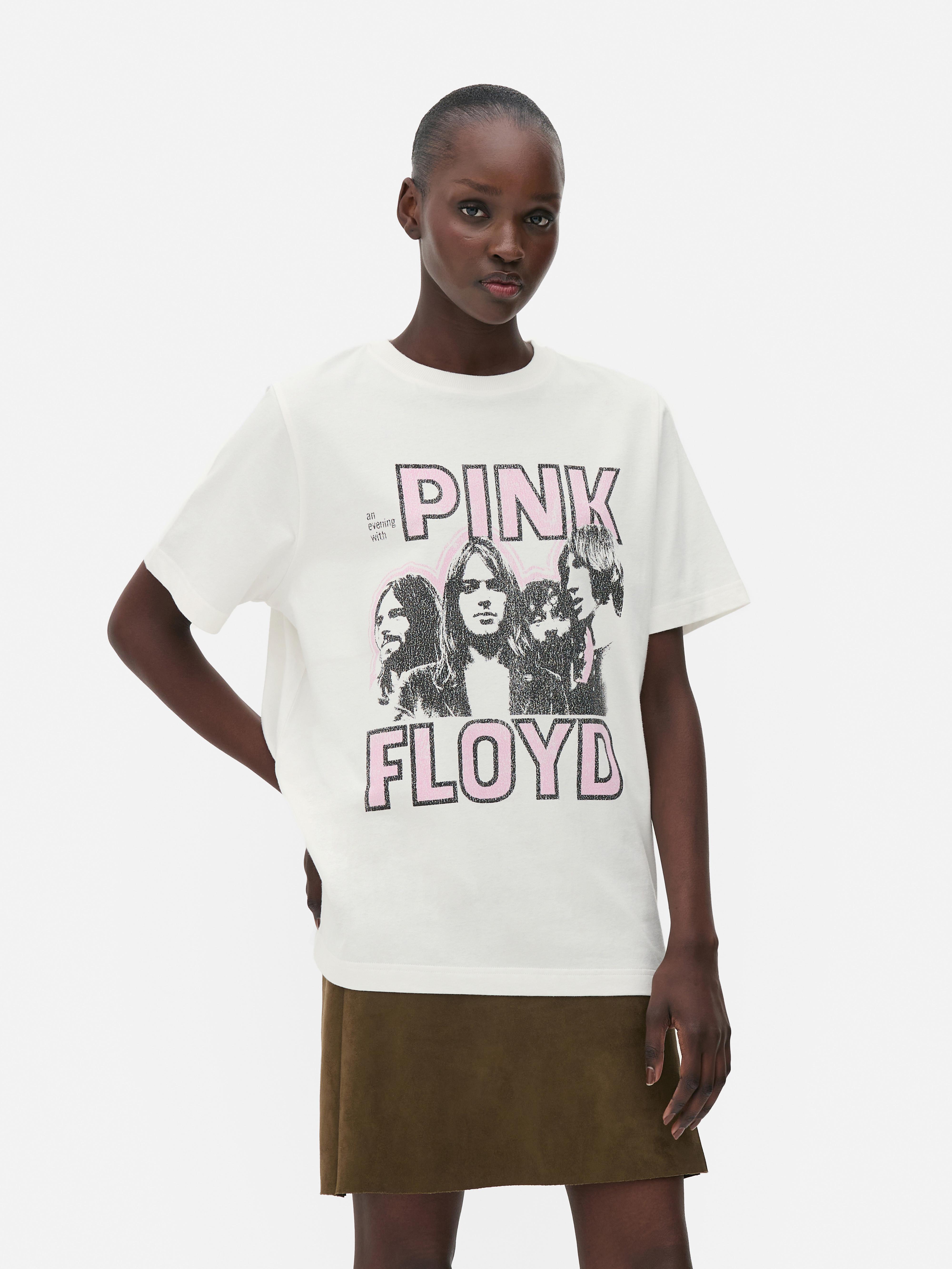 Tricou cu mânecă scurtă Pink Floyd Un tricou cu mânecă scurtă cu imprimeu și text Pink Floyd