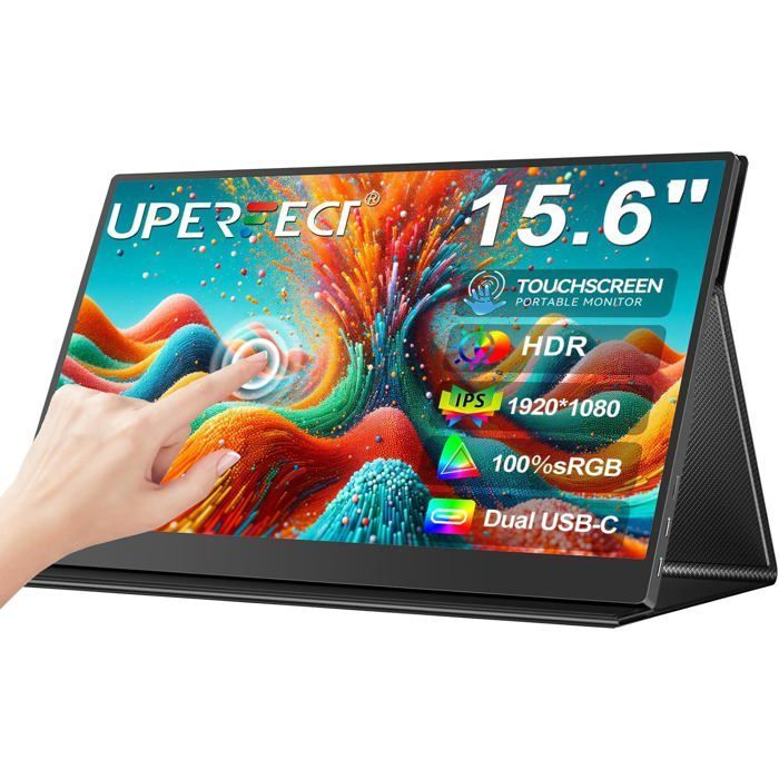 Pantalla táctil portátil - CACTOSE - 15,6