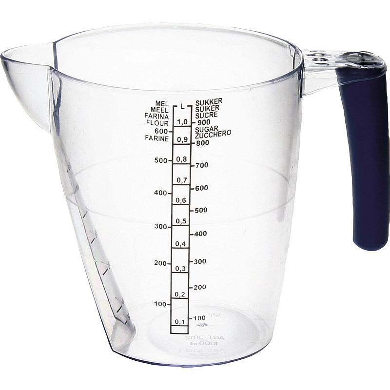 Plast1 Målebeger 1 liter