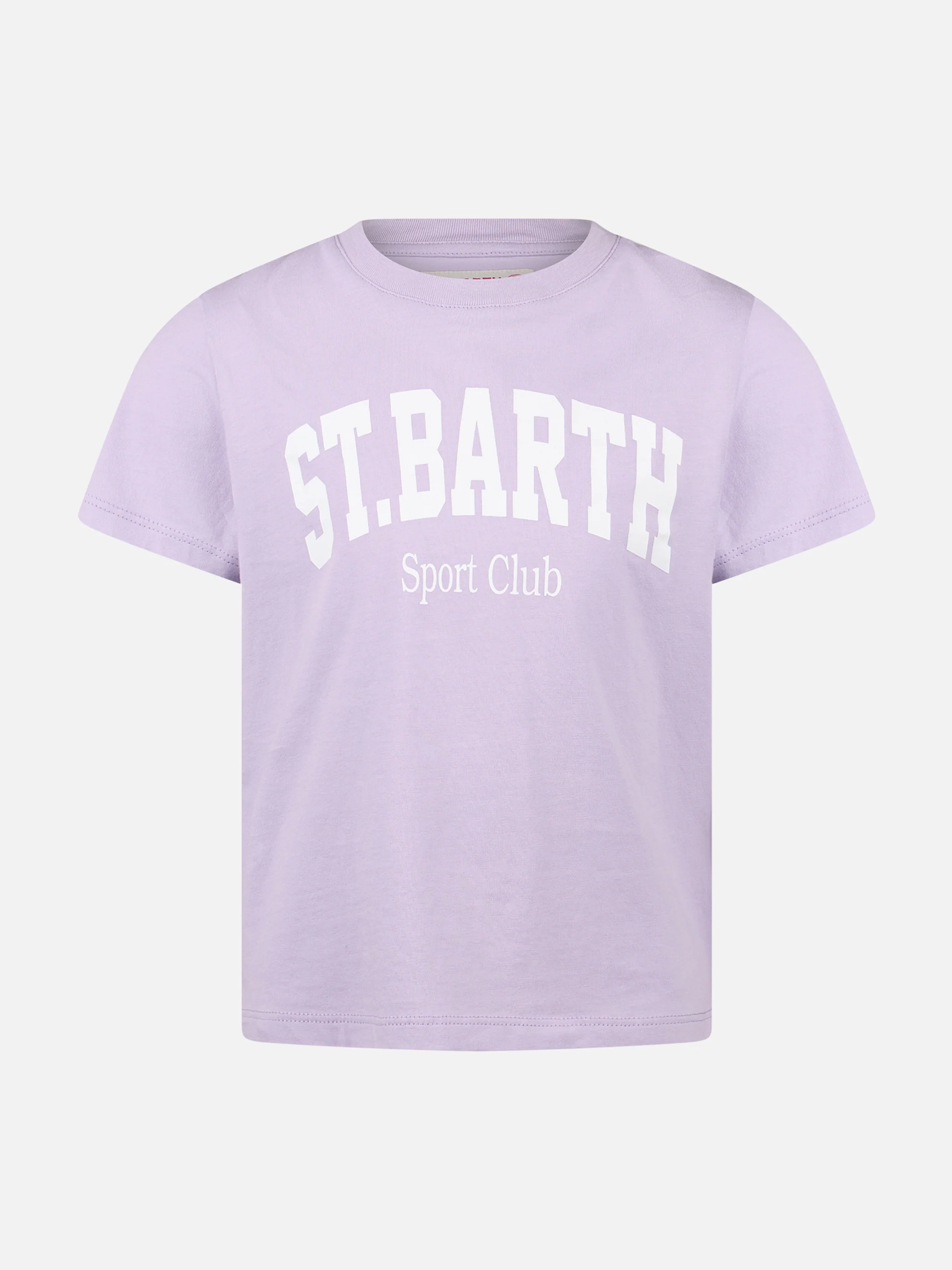 Elly meisjes T-shirt met ronde hals van katoenen jersey met St. B-print.