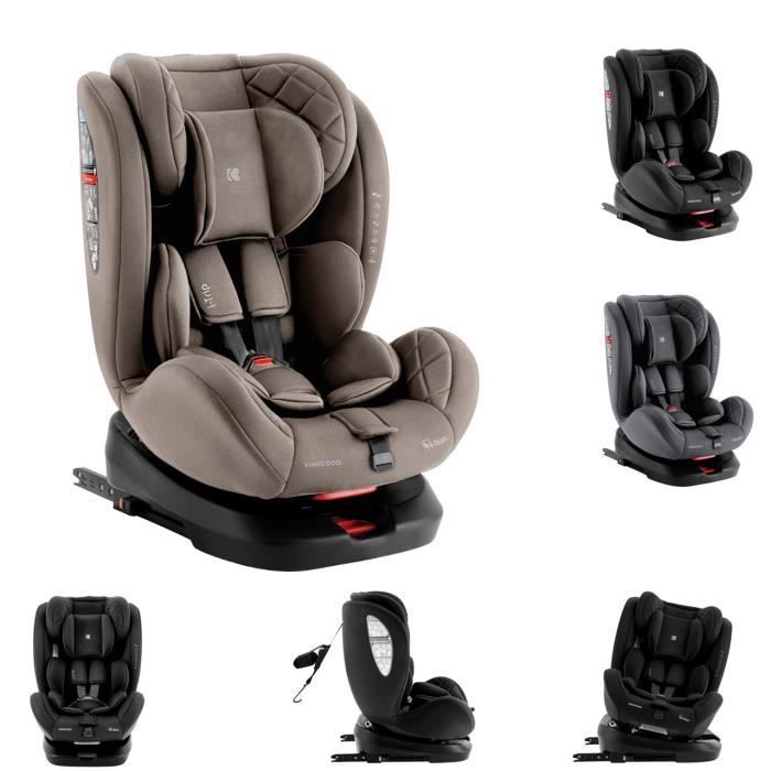 Seggiolino auto Kikkaboo i-Trip i-Size (40-150 cm) gruppo 0+/1/2/3 con Isofix regolabile [Beige]
