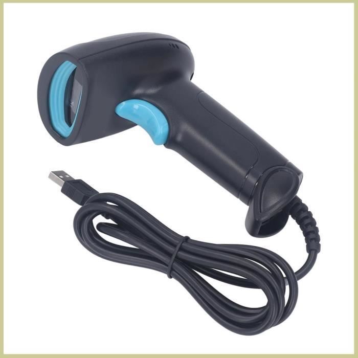 Scanner de codes-barres - COCOSITY - Lecteur QR vocal intelligent - Filaire - Haute précision - Multi-scénarios