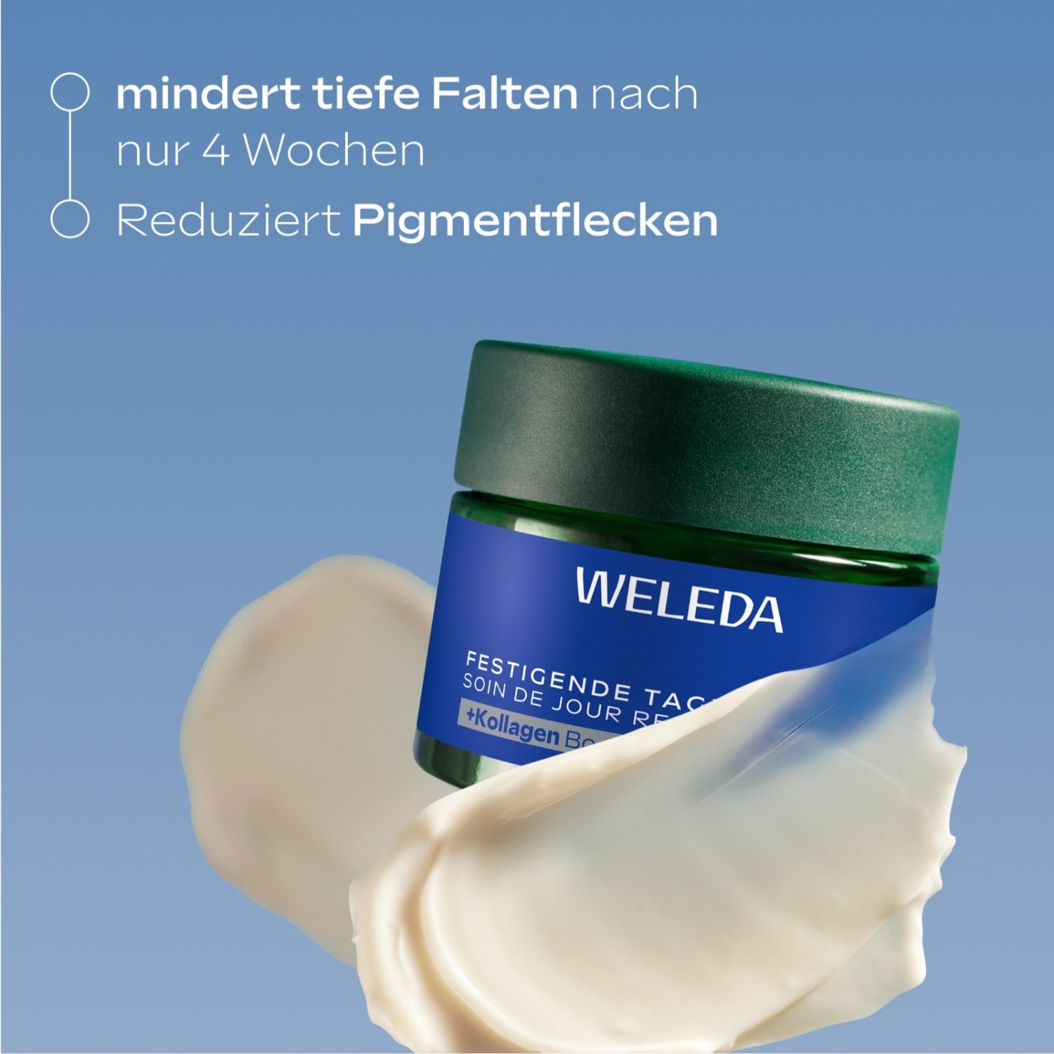 Crème de jour Weleda Blue Raffermissante Gentiane & Edelweiss - 40 ml
