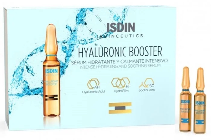 ISDIN Isdin Isdinceutics Hyaluronic Concentrate Booster Serum voor een stralendere huid 10 flesjes