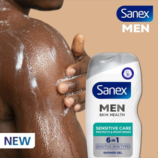 Sanex Men Skin Health Sensitive Care dušas želeja<br>400ml - jutīgai ādai