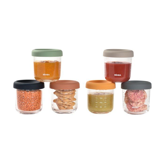 Set regalo di bicchieri da 6 porzioni BEABA Sunrise (250 ml)