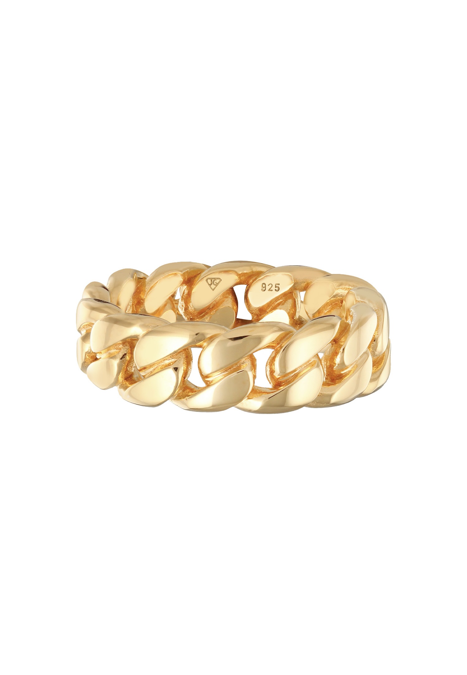 Elli Chunky Chain tendance pour dames en argent sterling 925