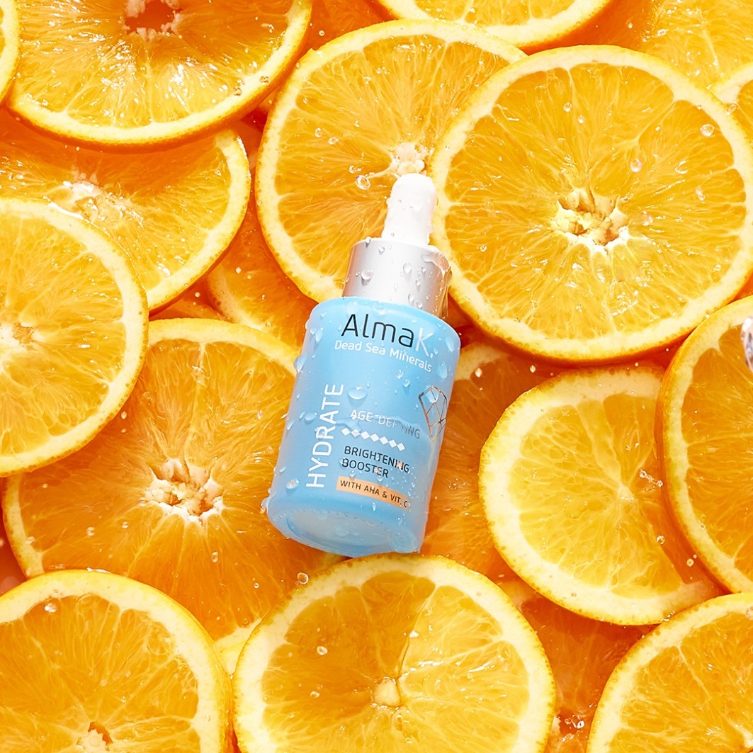 „Alma K“ vitamino C serumas veidui, skaistinamasis poveikis su AHZ ir vitaminu C – 30 ml