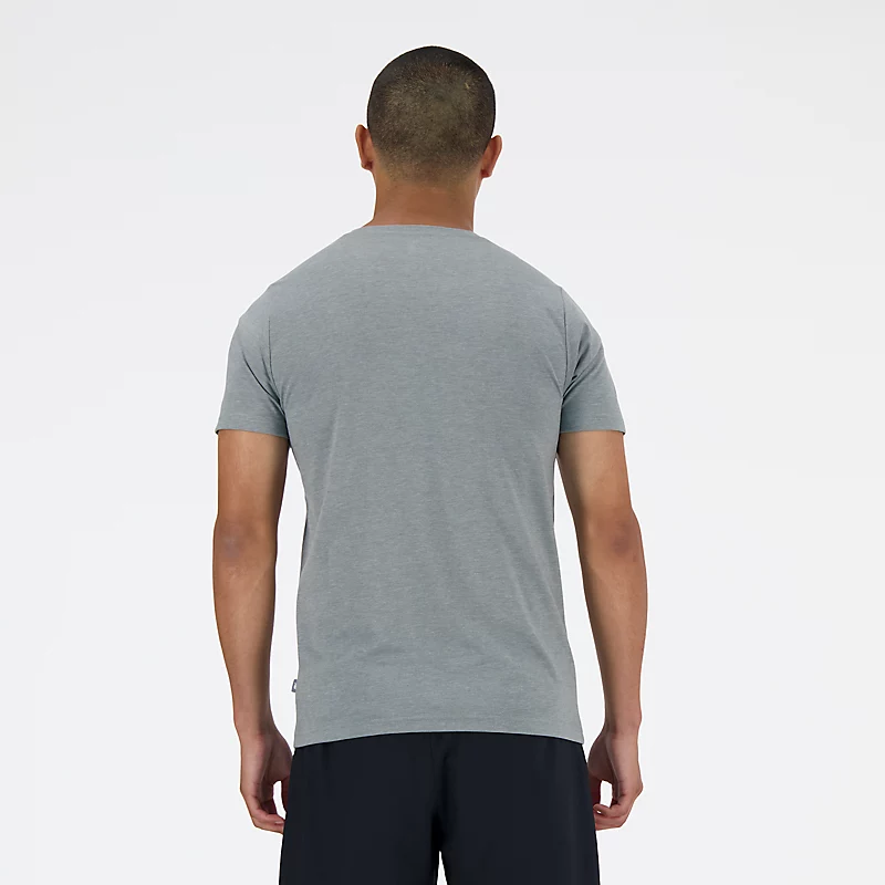 Tricou grafic Homme Sport Essentials Heathertech - GRI SPORTIV HEATHER