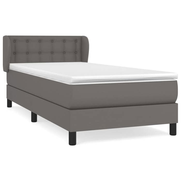 Lattenbodem met matras - Maison Exclusive - Kunstleer - 90x200 cm - Maximale ontspanning