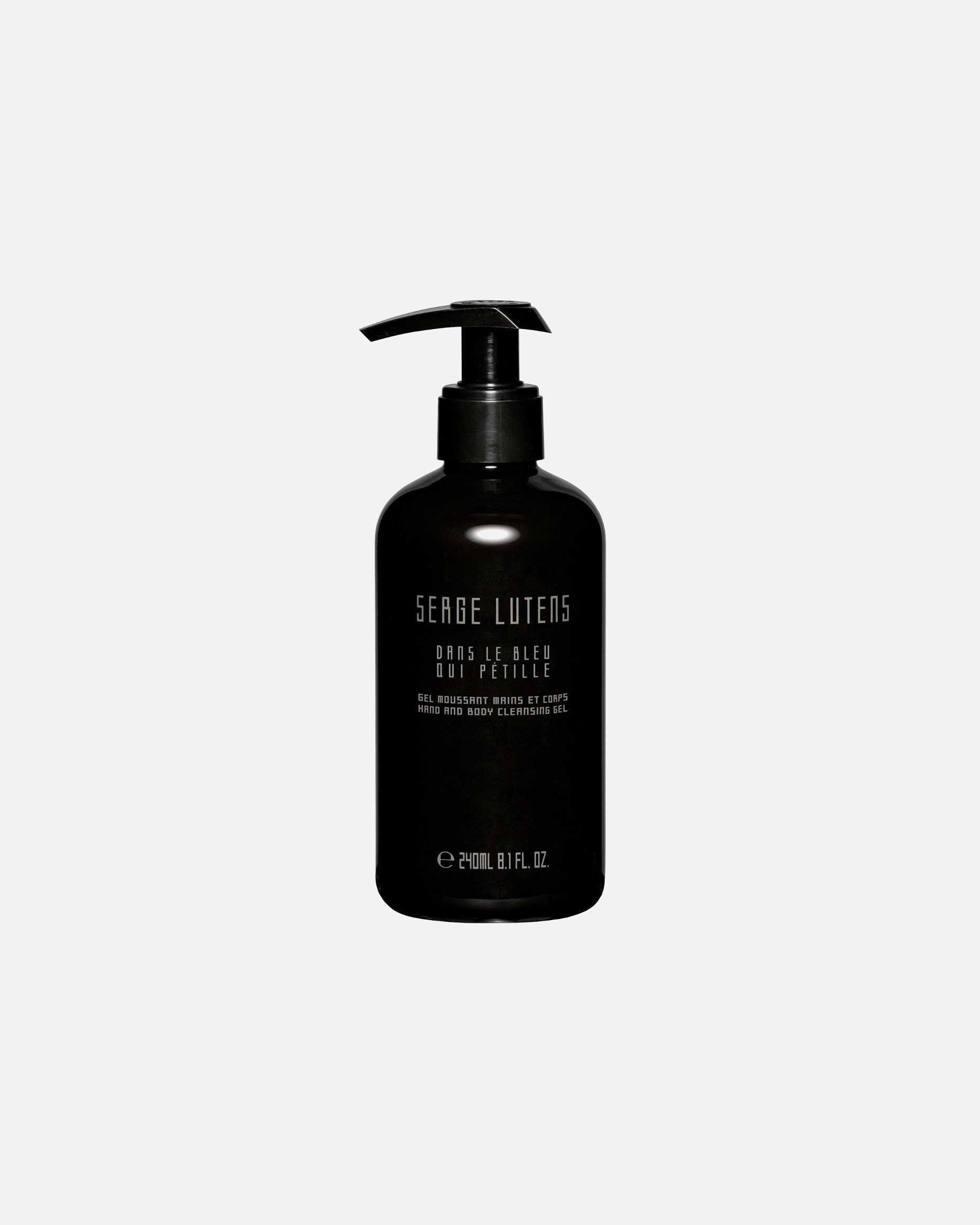 Serge Lutens valomasis gelis Matin Lutens Dans le Bleu qui pétille rankų ir kūno valymo gelis – 240 ml