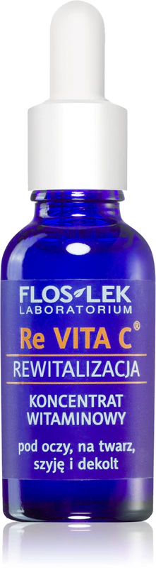 FlosLek Laboratorium Re Vita C vitamineconcentraat voor de oogcontour, hals en decolleté.