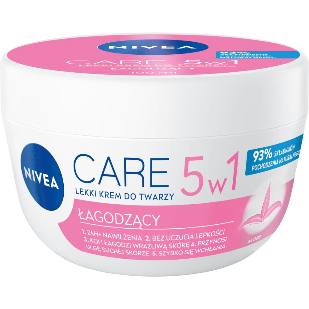 Nivea Care Lekki krem łagodzący