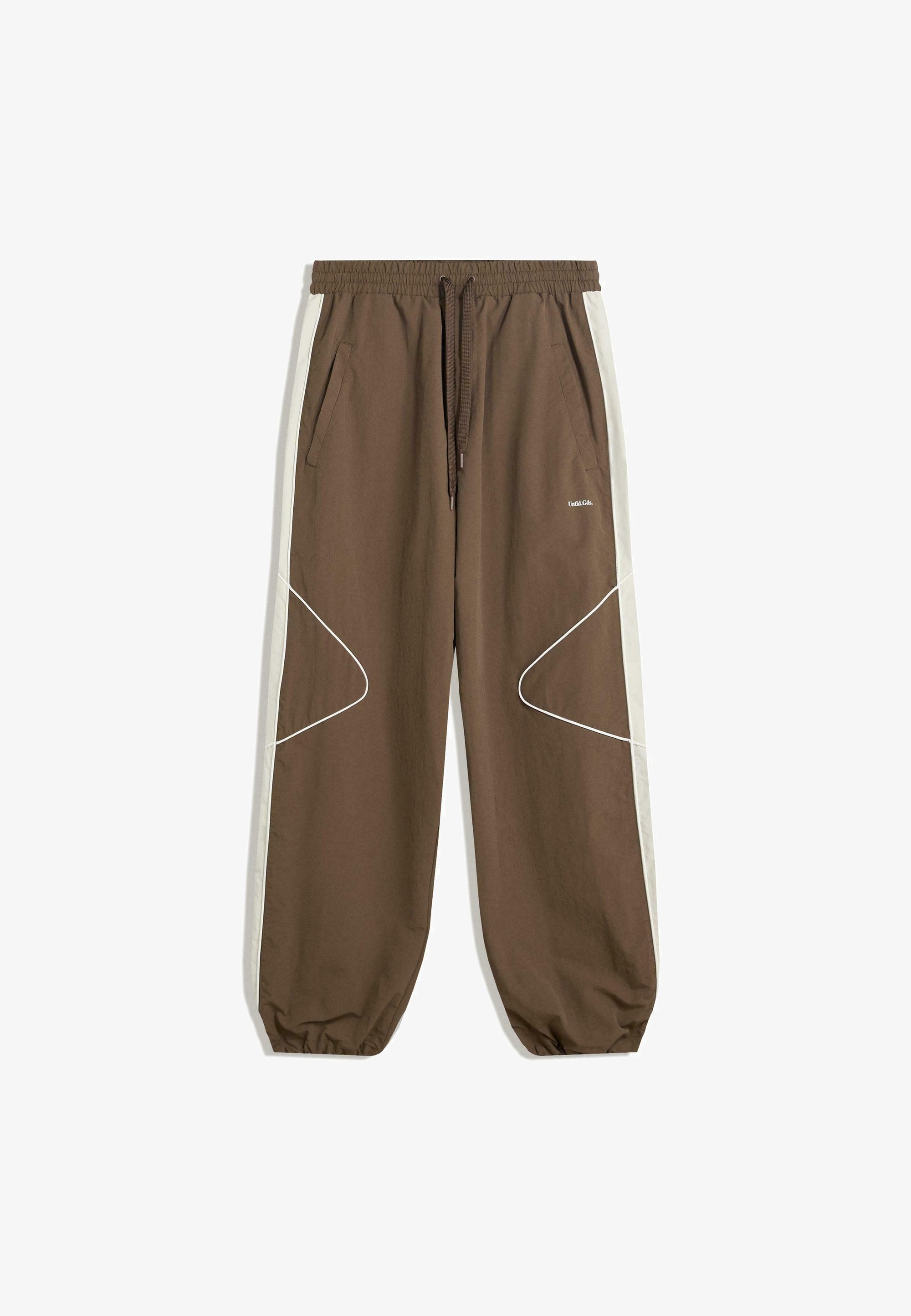 Bershka SUPER BAGGY - Jogginghose - Dunkelbraun