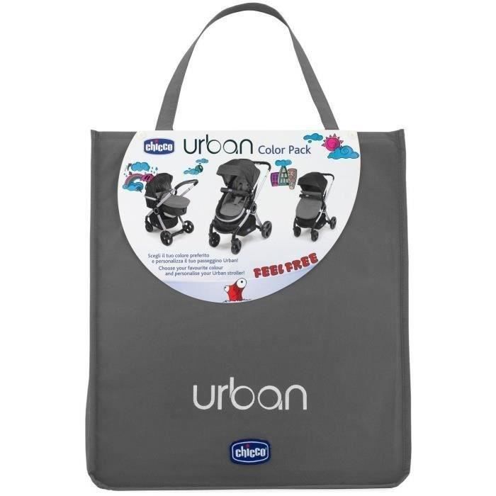 Accesorios Chicco Color Pack - Para cochecito Urban - Antracita