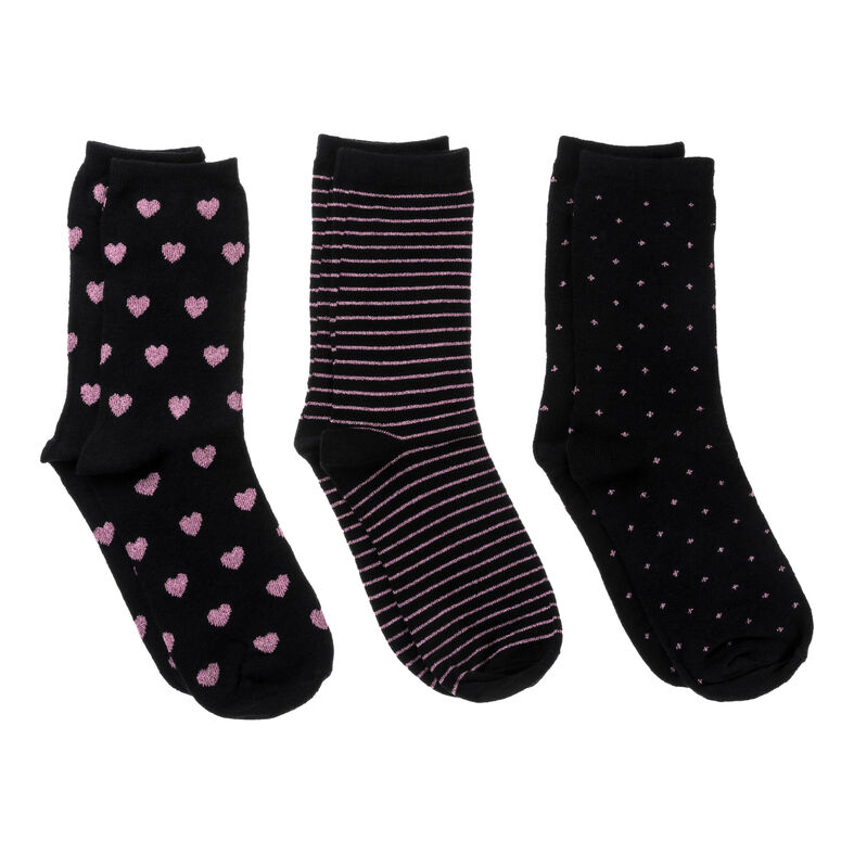 Calcetines y medias negras para mujer