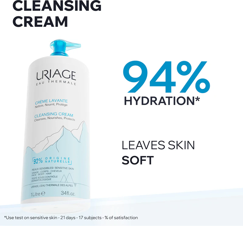 Uriage Hygiène Cleansing Cream čistiaci a výživný krém na telo a tvár