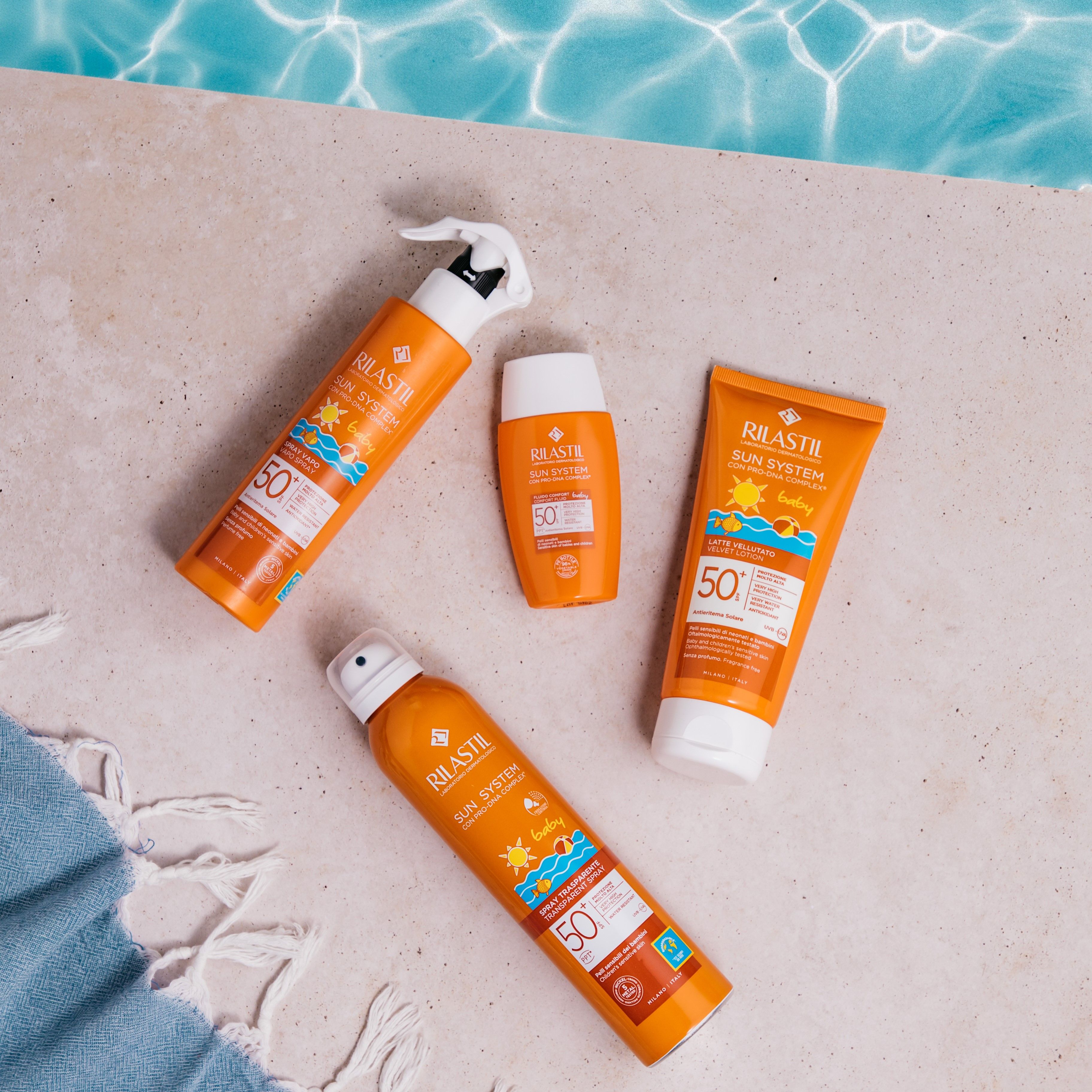 Opaľovací sprej Sun System Baby SPF50 Ochrana pred slnkom v lekárni