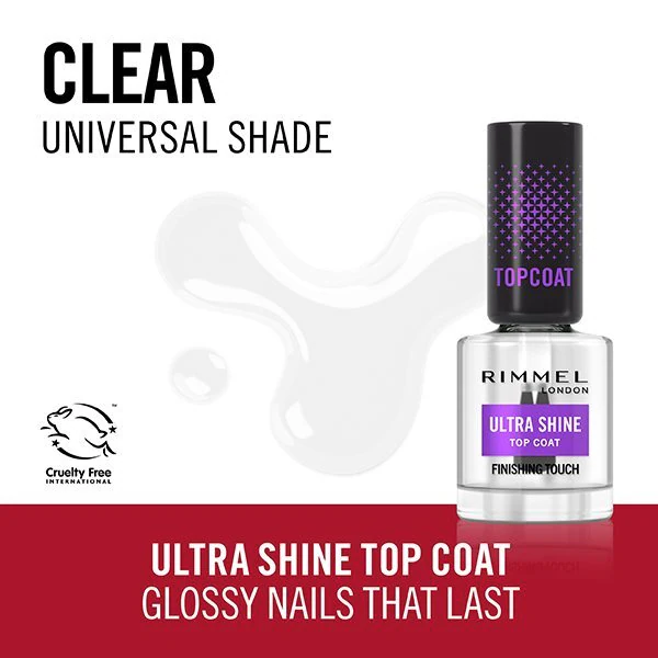 Rimmel Nail Effects Ultrashine -päällyslakka 12 ml