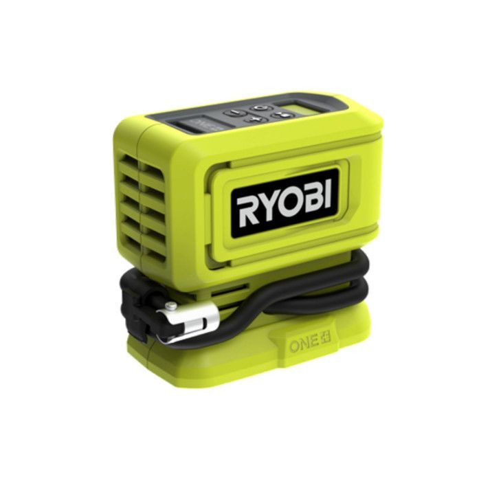 18V Compressor - RYOBI - RPI18-0 - Up to 11 bar - Comes with 3 inflation nozzles