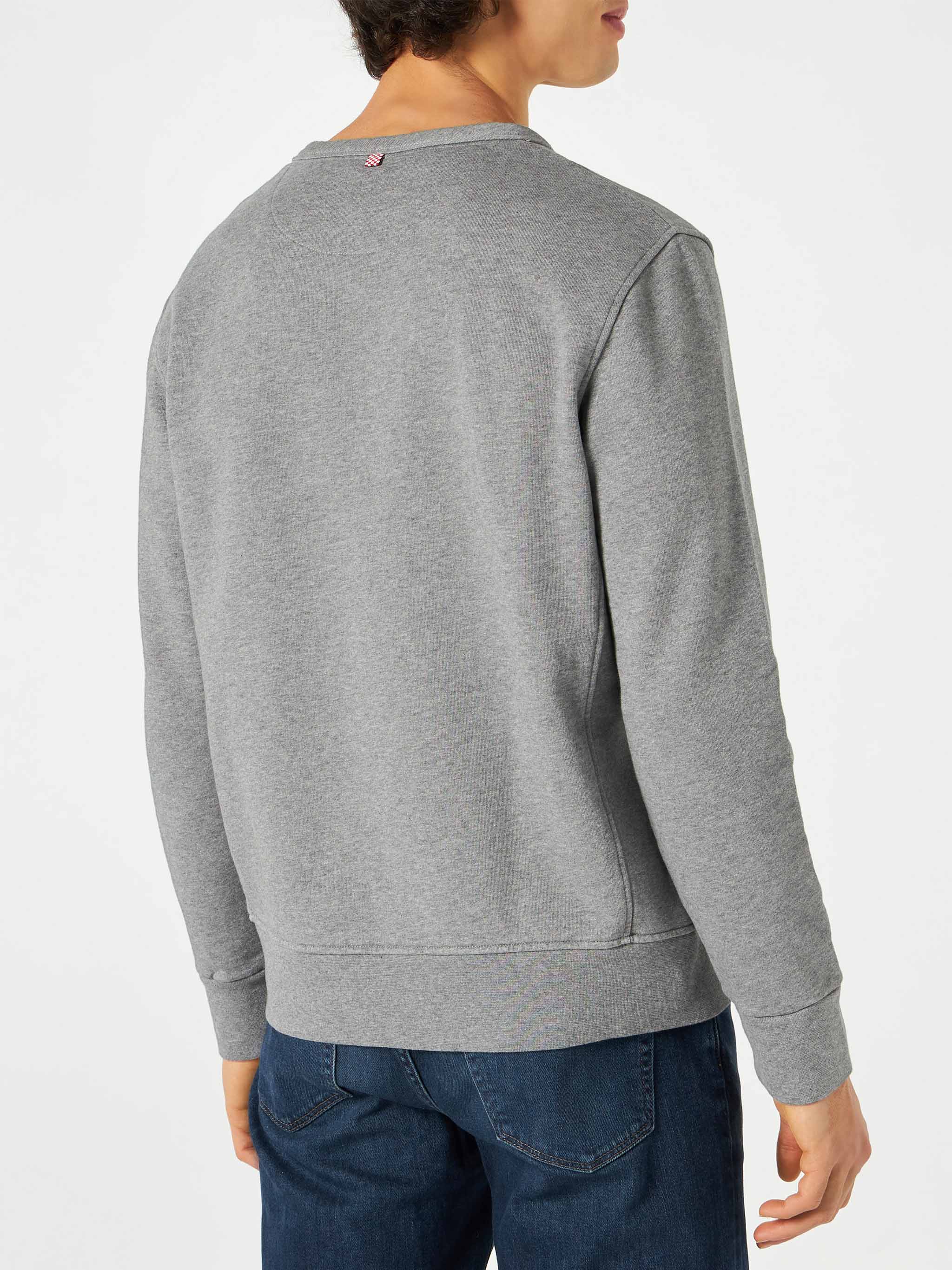 Katoenen sweatshirt met Les Italians-print.