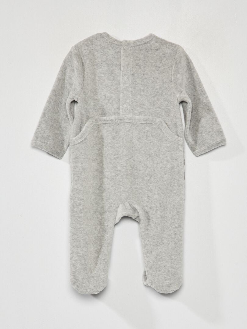 Combinaison en velours Star Wars - GRIS