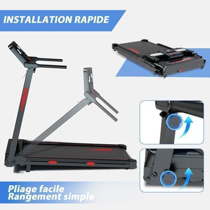 Klappbares Laufband - RAOO MIN - 3,0 PS - max. 14 km/h - Manuelle Steigung 12 % - Belastbarkeit 150 kg