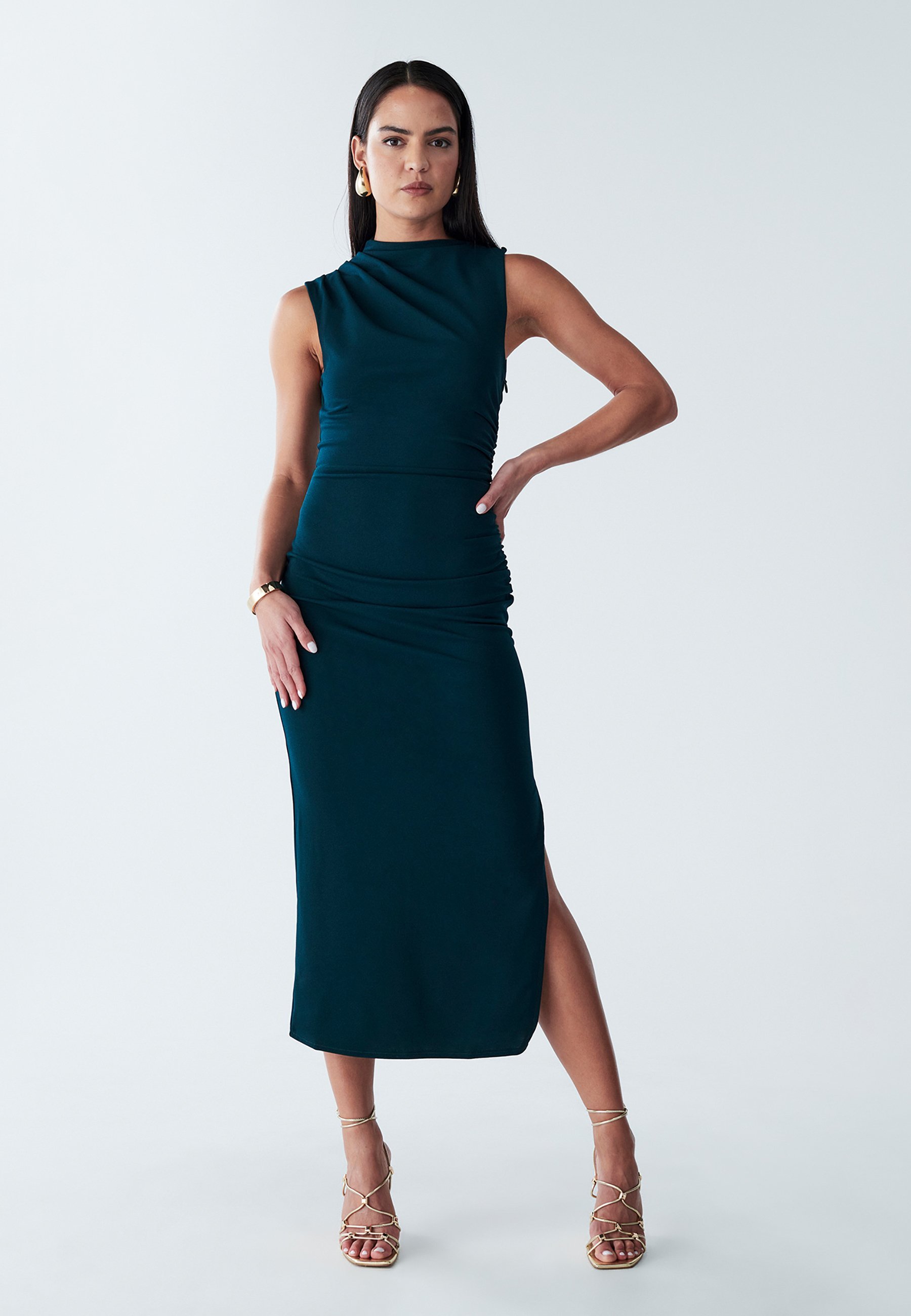 BWLDR RORY - Obleka z dolgimi rokavi - smaragdna