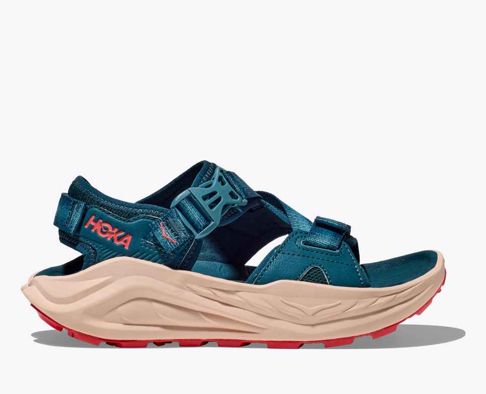 HOKA Infini Hike TC Blue Twilight / Grapefruit