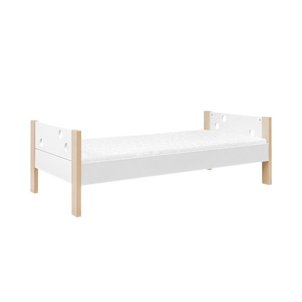 Łóżko pojedyncze Funflex 90 x 200 cm Białe