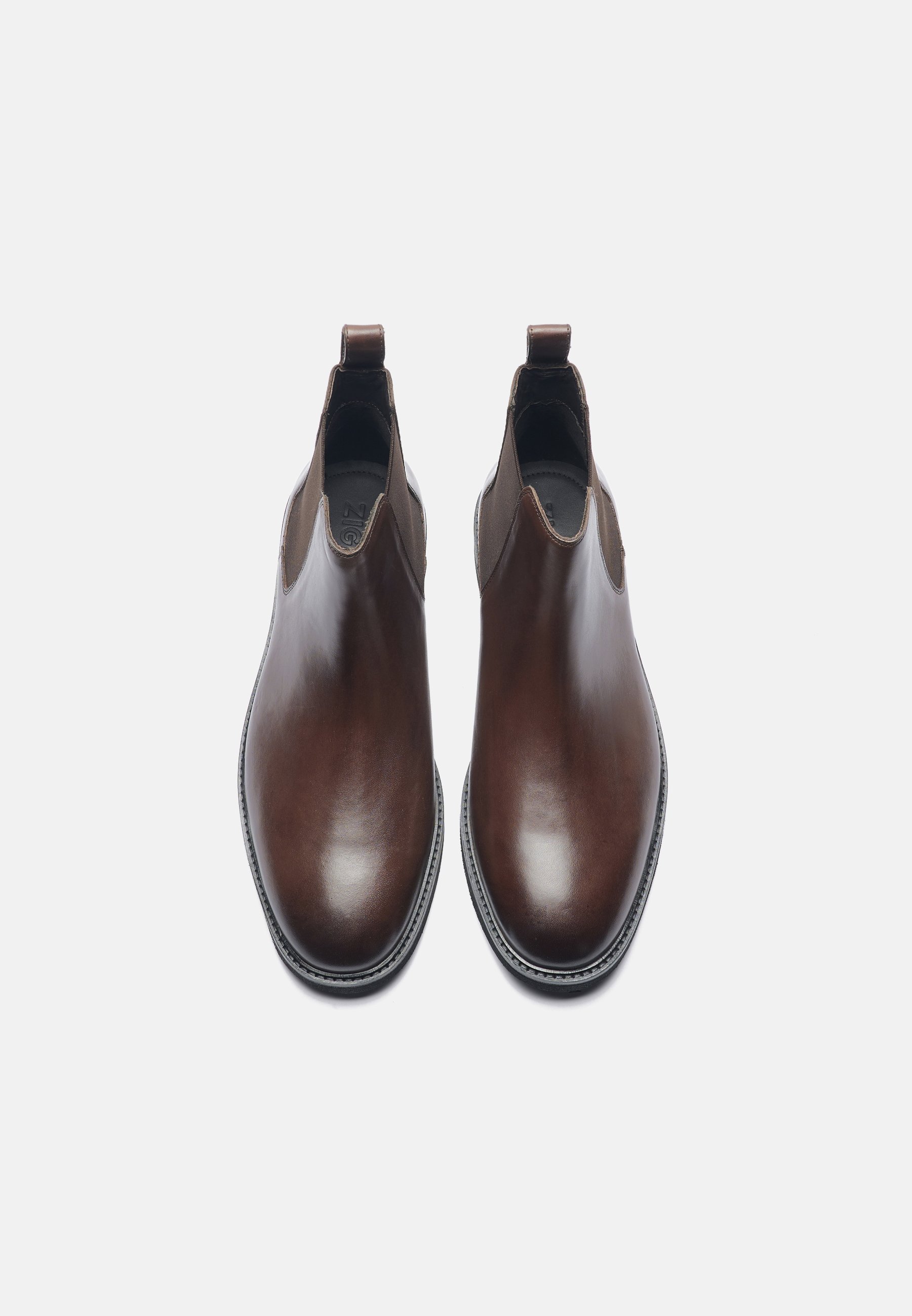 Zign LEATHER - Klassieke enkellaarsjes - bruin