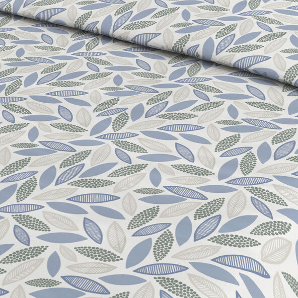 Lenjerie de pat din satin Mako, NG, frunze