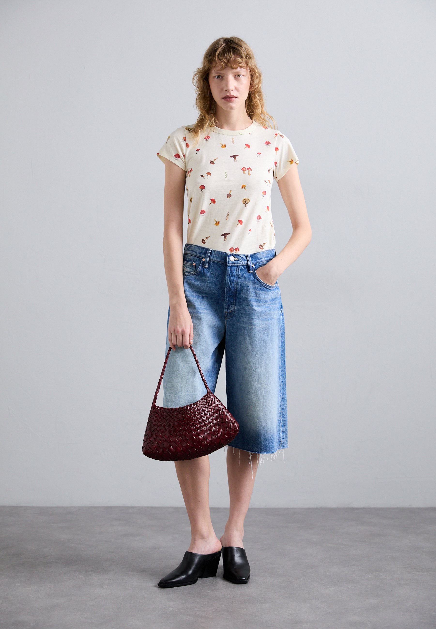 T-shirt rag & bone à motif champignons - Blanc