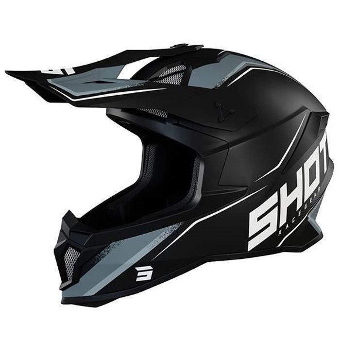 Casque Shot Lite Prism Black White Matt