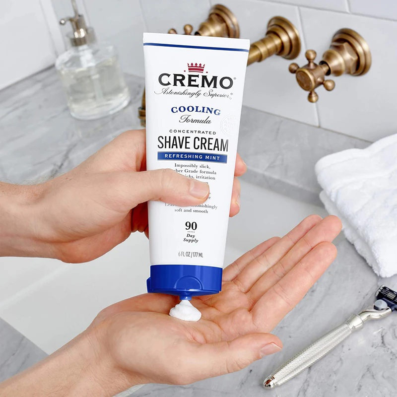 Hladilna krema za britje Cremo Refreshing Mint v tubi