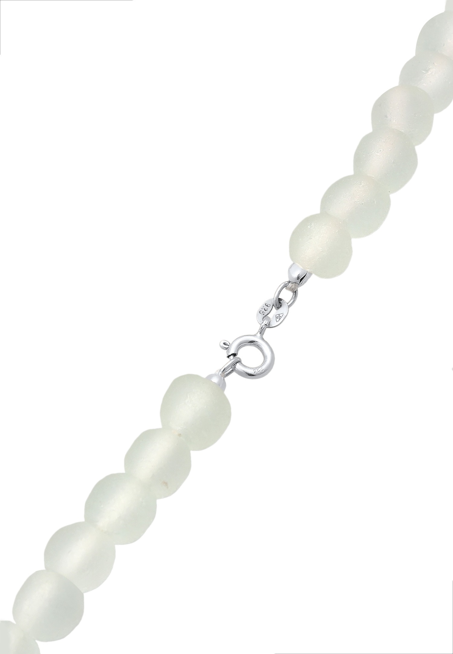 Elli Femmes Tendance Basique avec perles de verre en argent sterling 925