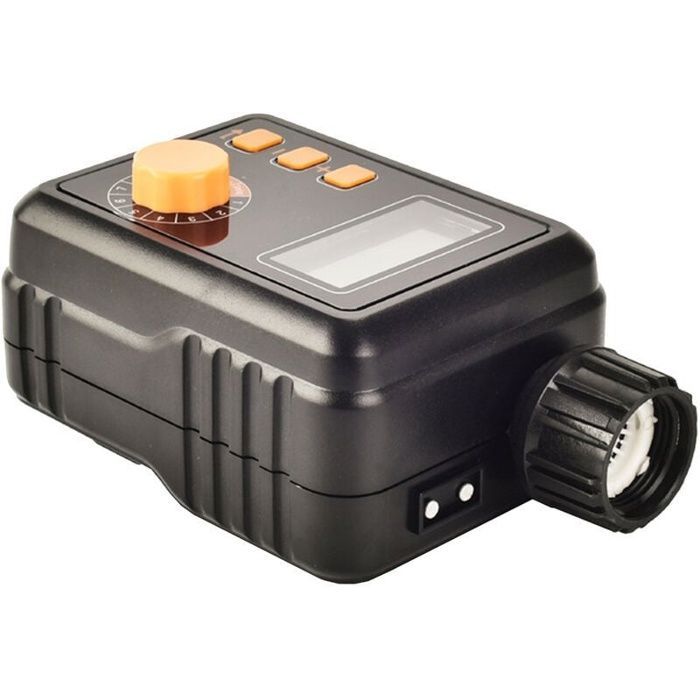 Programmateur minuterie d'arrosage automatique AIMOONSA – 9 programmes, capteur pluie, écran LCD, IPX5