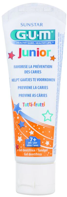 GUM Junior 6+ gel dental para crianças