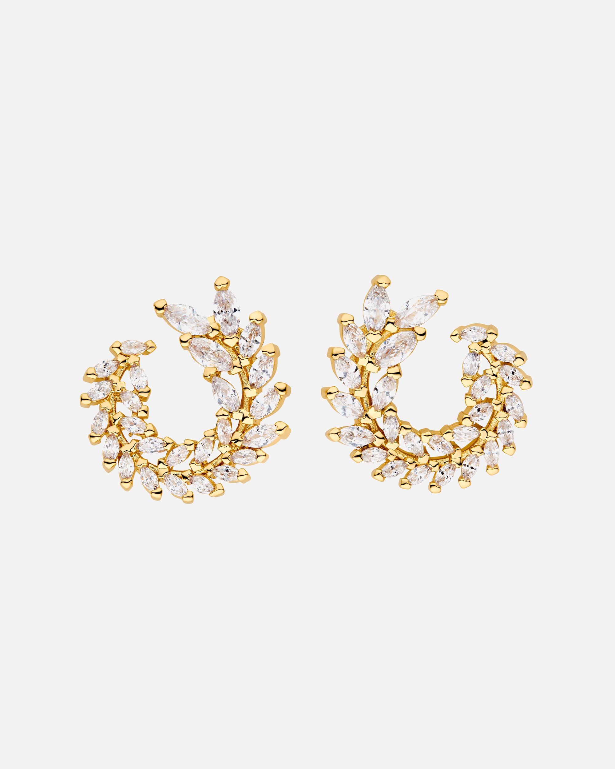 Heideman Boucles d'oreilles Plagula couleur or