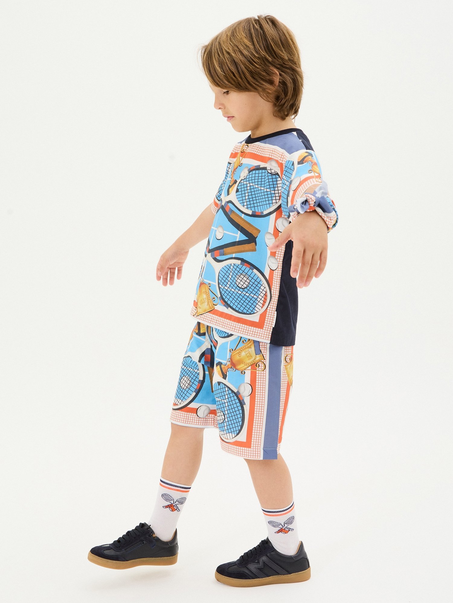 Monnalisa WINNER BOY SET - T-shirt met print - veelkleurig