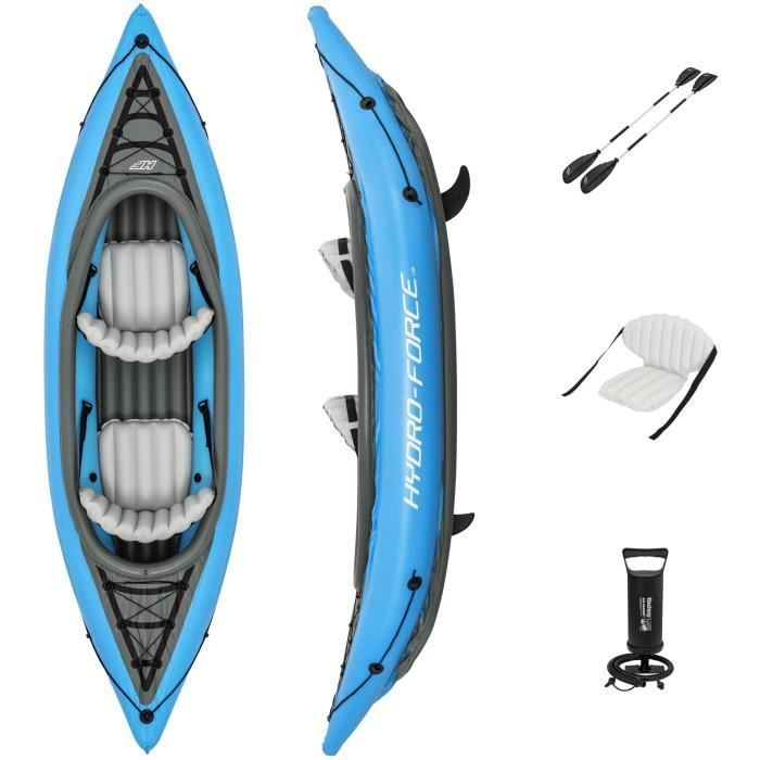 Kayak gonflable - BESTWAY - Cove Champion X2 Hydro-Force™ - 321 x 88cm - 2 places