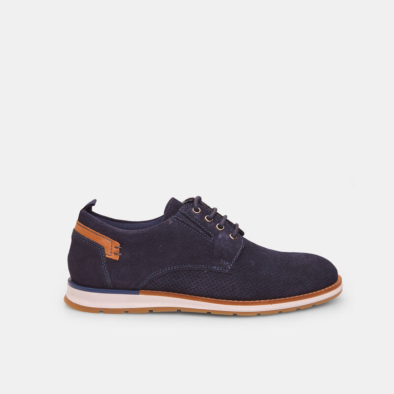 BATA Męskie zamszowe buty sznurowane