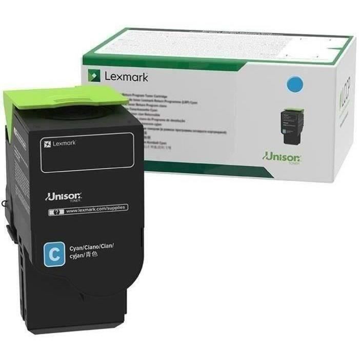 Cartucho de toner ciano Lexmark C242XC0 de rendimento extra longo, programa de devolução