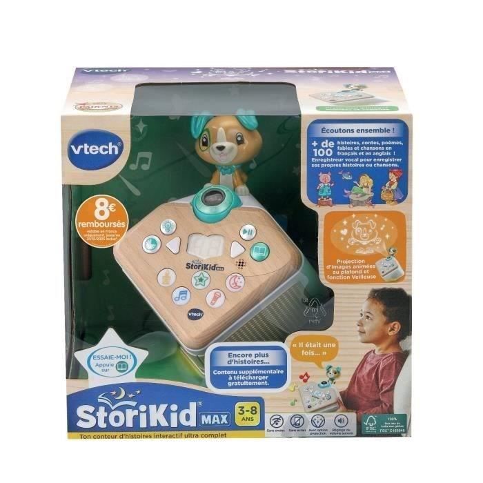 StoriKid Max - Meu Contador de Histórias VTECH - Brinquedo com peças de madeira certificadas FSC®