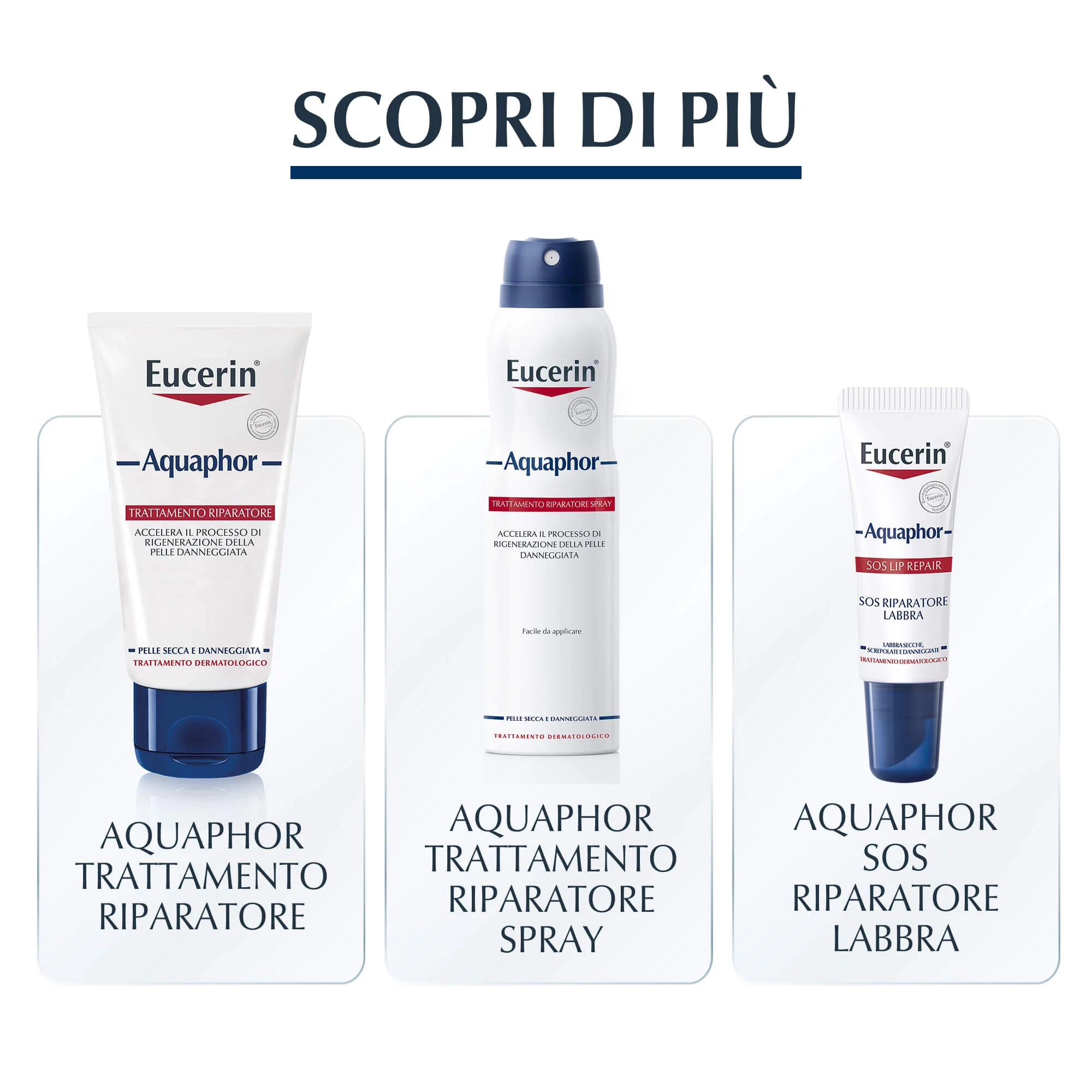 Aquaphor Aquaphor riparatore pelli danneggiate - Trattamento Riparatore, Crema Corpo