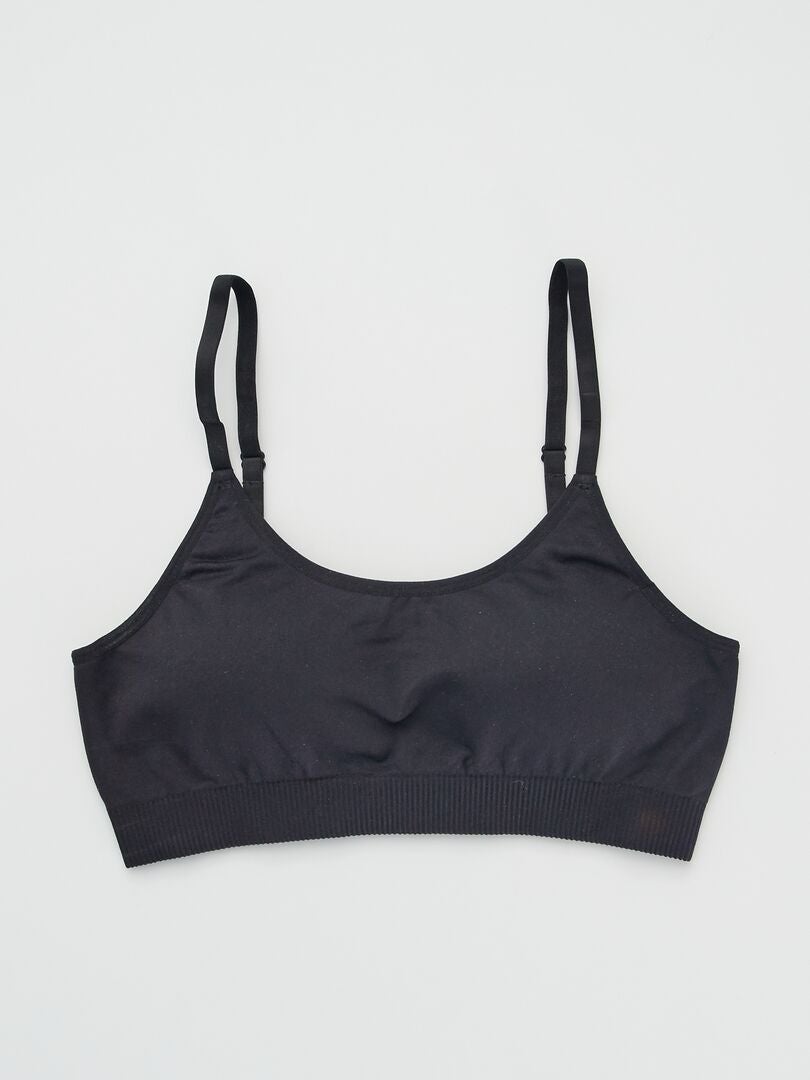 Conjunto de 2 sutiãs esportivos - Preto