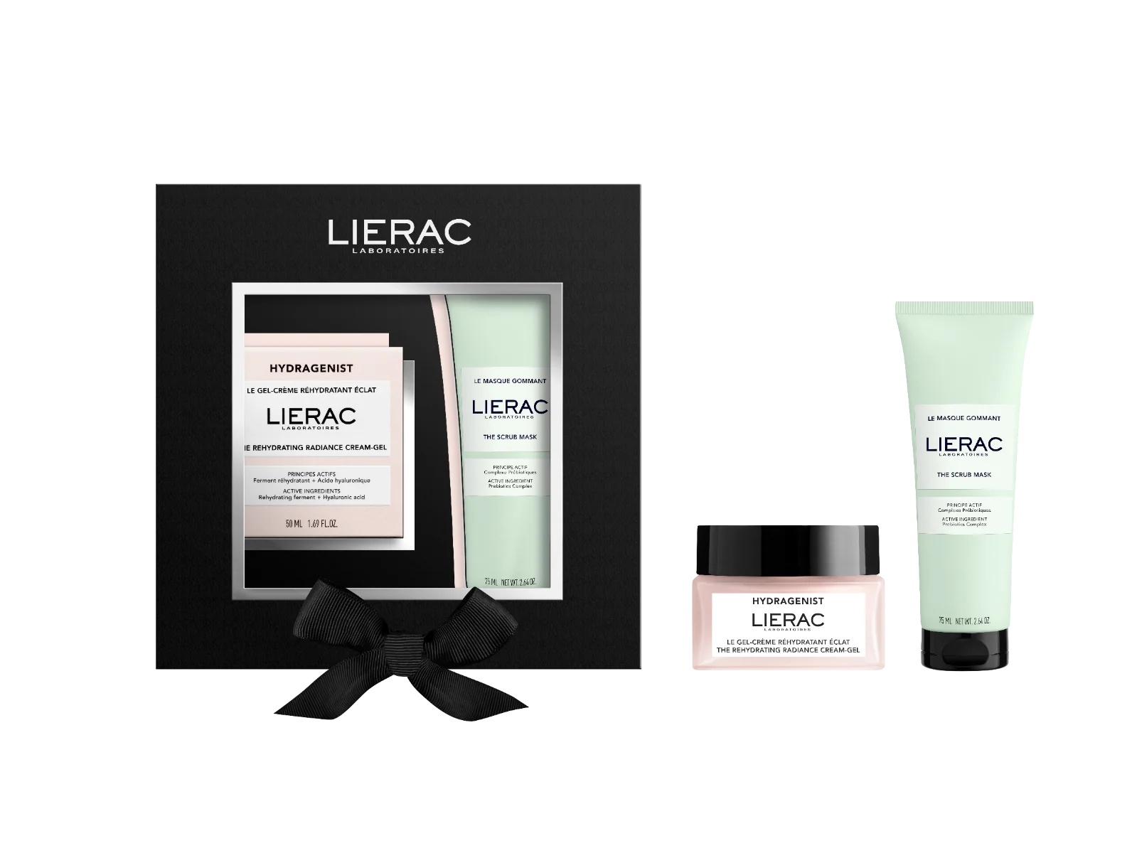 LIERAC Lierac Hydragenist gelcrème 50 ml + masker 75 ml set voor de gedehydrateerde huid