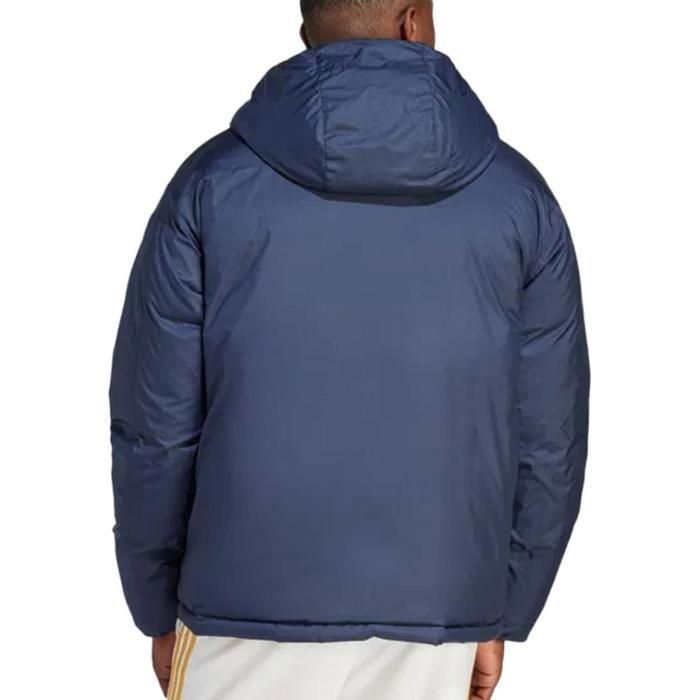 Chaqueta de plumas azul marino para hombre del Real Madrid Adidas Down
